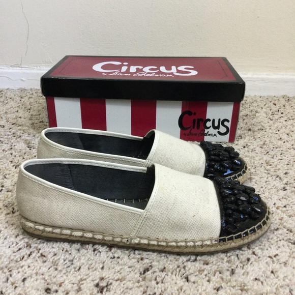 Sam Edelman Bundle Circus Rose Gold & Ivory Espadrilles Flat Shoes Size 9 - Picture 4 of 7